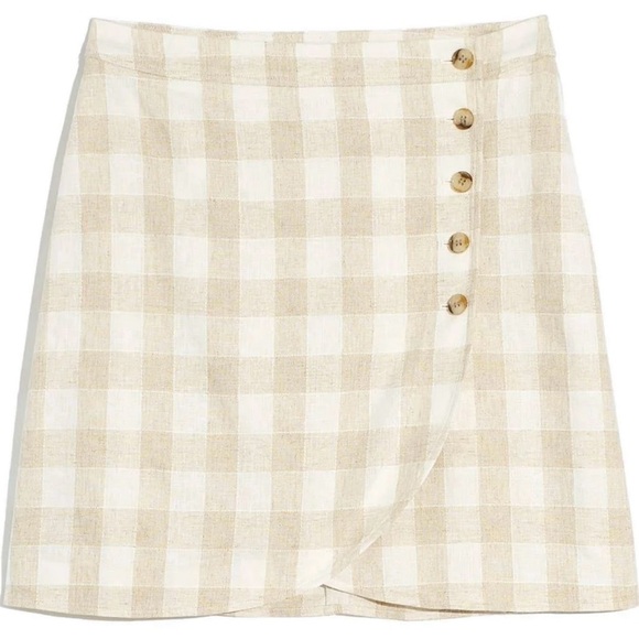 Madewell plaid mini skirt - Picture 1 of 8